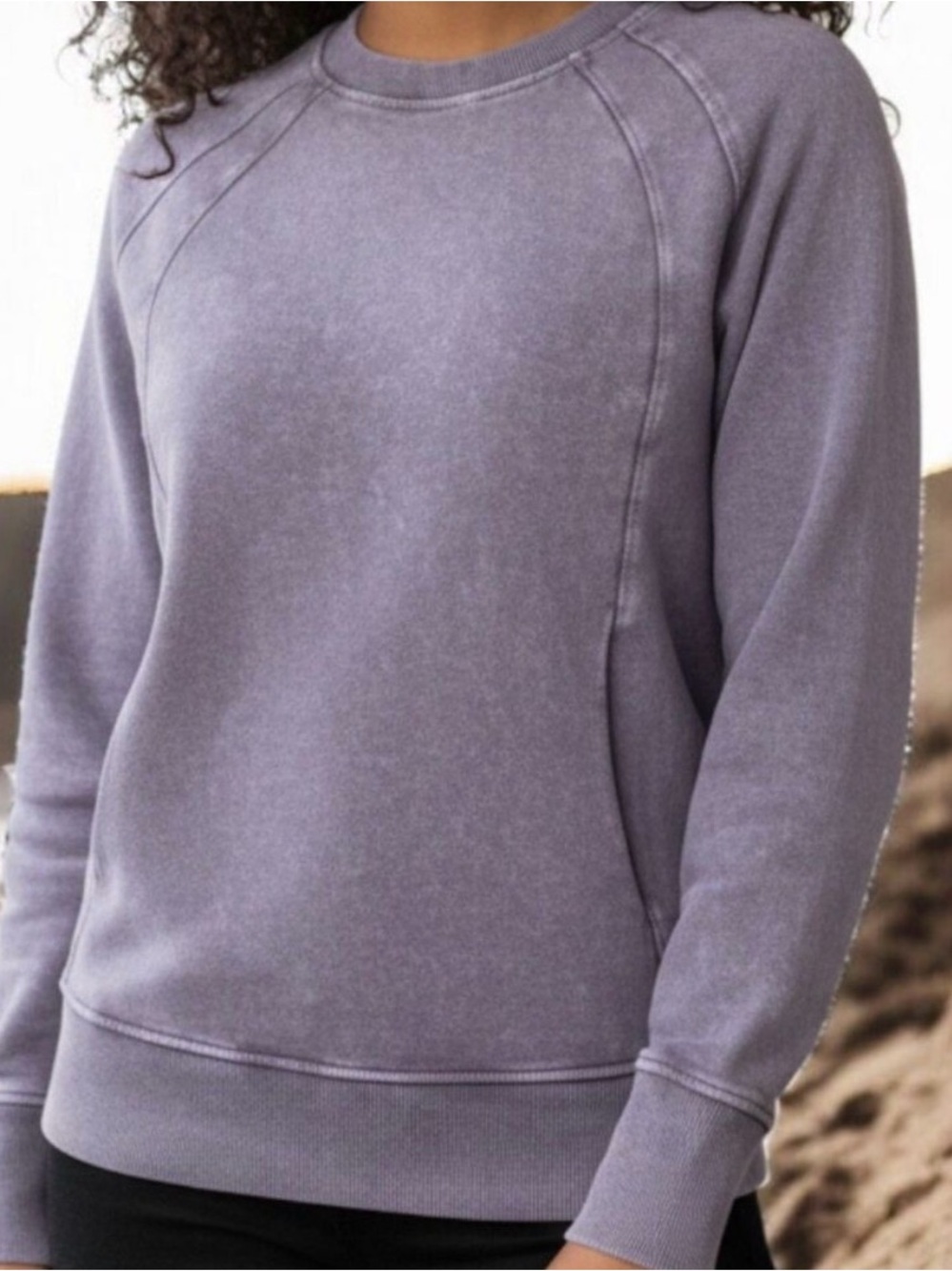 Washed gray/lilac lululemon scuba